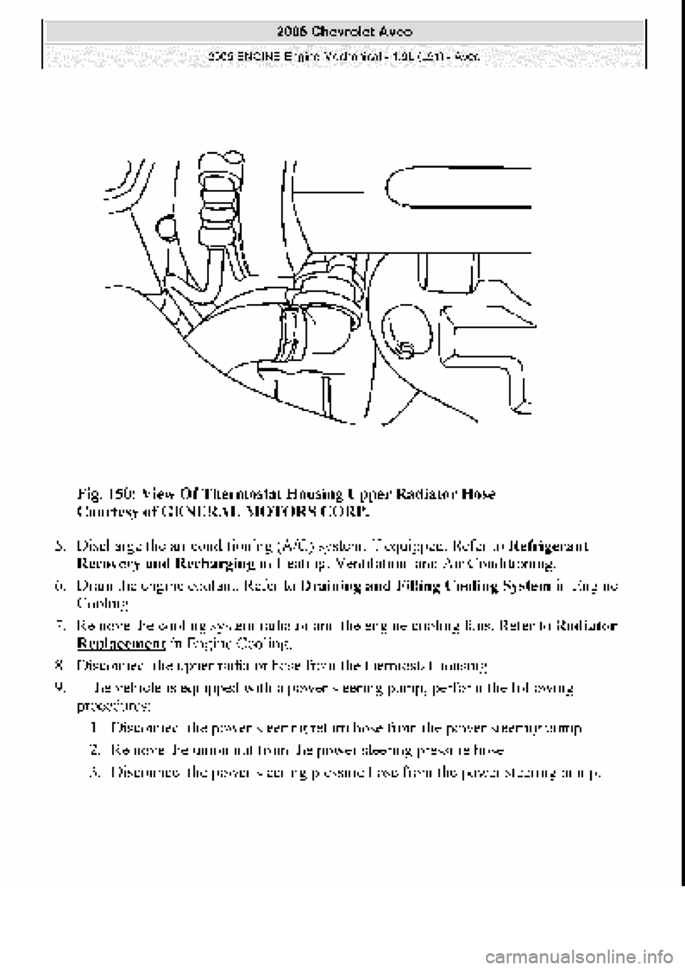 CHEVROLET AVEO 2002  Service Repair Manual 