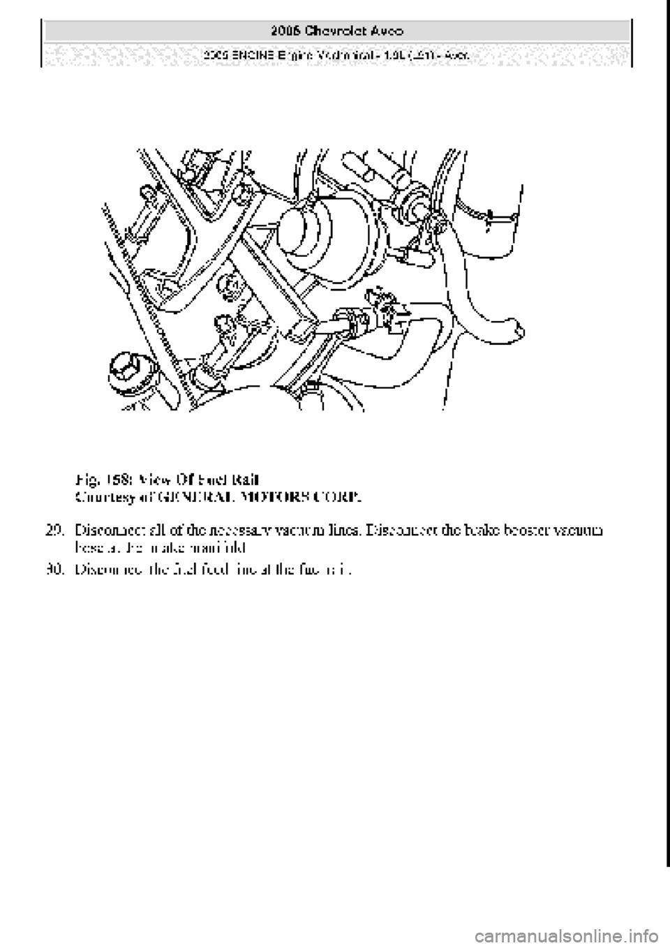 CHEVROLET AVEO 2002  Service Repair Manual 