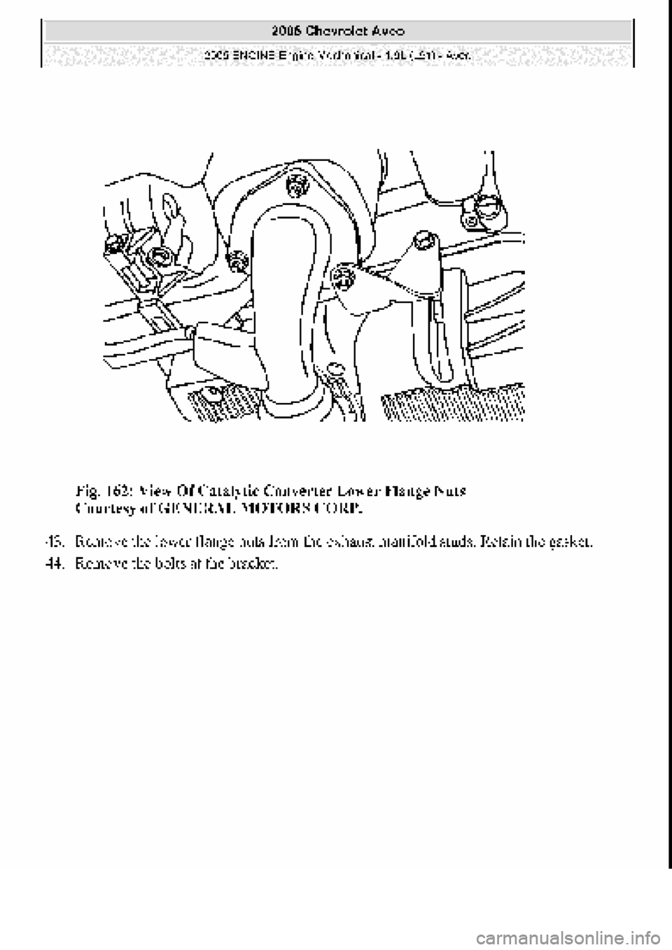 CHEVROLET AVEO 2002  Service Repair Manual 