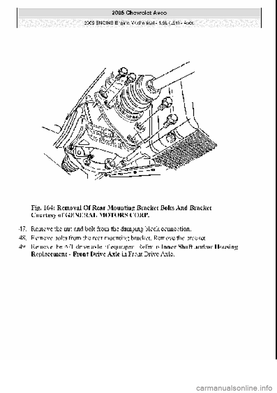 CHEVROLET AVEO 2002 Service Repair Manual CHEVROLET AVEO 2002 Service Repair Manual