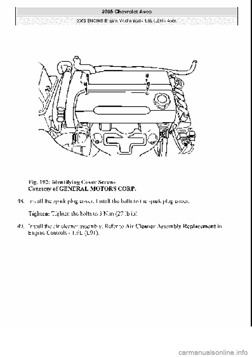 CHEVROLET AVEO 2002 Service Repair Manual CHEVROLET AVEO 2002 Service Repair Manual