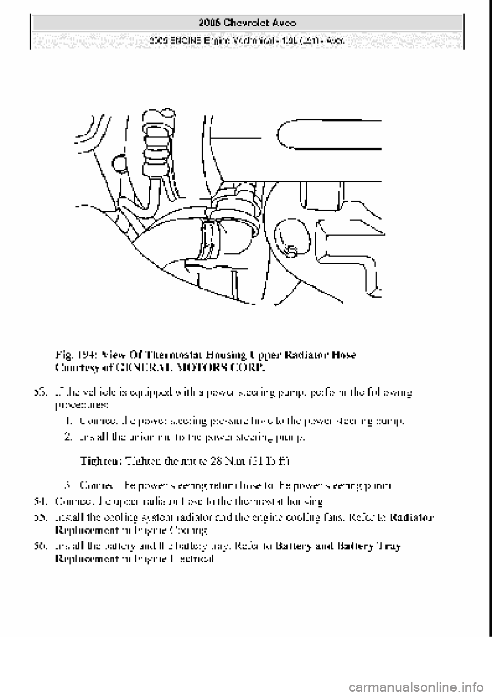 CHEVROLET AVEO 2002 Service Repair Manual CHEVROLET AVEO 2002 Service Repair Manual