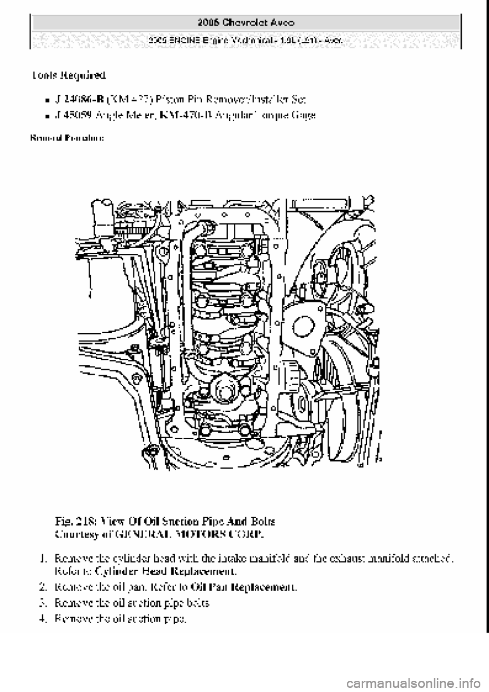 CHEVROLET AVEO 2002 Service Repair Manual CHEVROLET AVEO 2002 Service Repair Manual