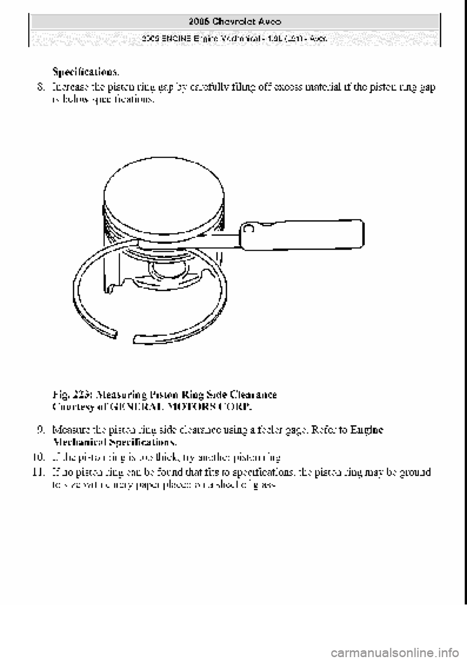 CHEVROLET AVEO 2002  Service Repair Manual 