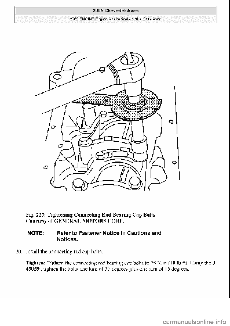 CHEVROLET AVEO 2002  Service Repair Manual 