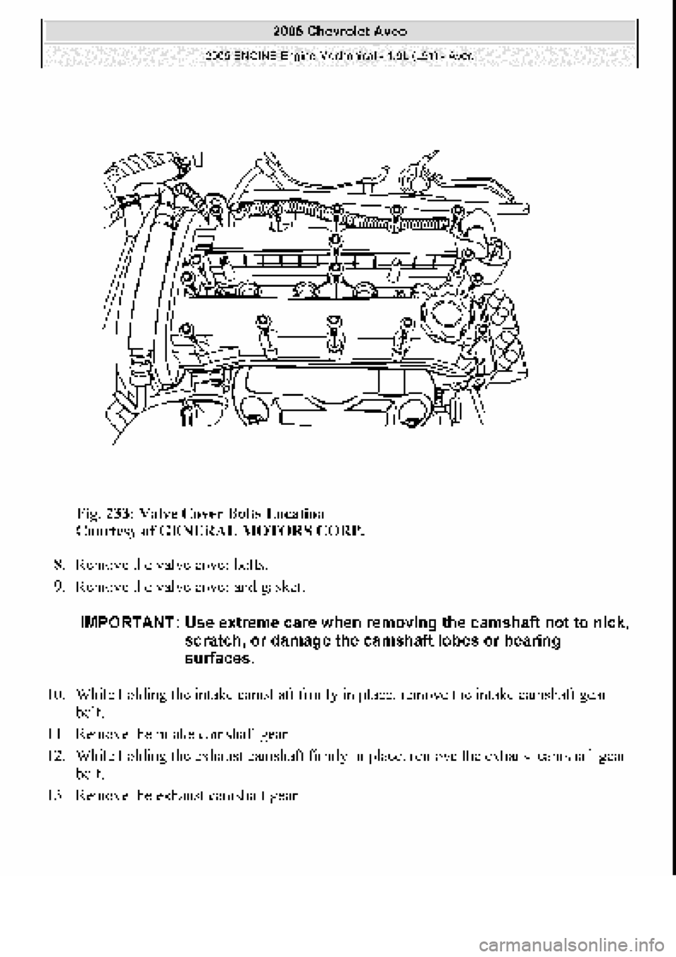 CHEVROLET AVEO 2002 Service Repair Manual CHEVROLET AVEO 2002 Service Repair Manual