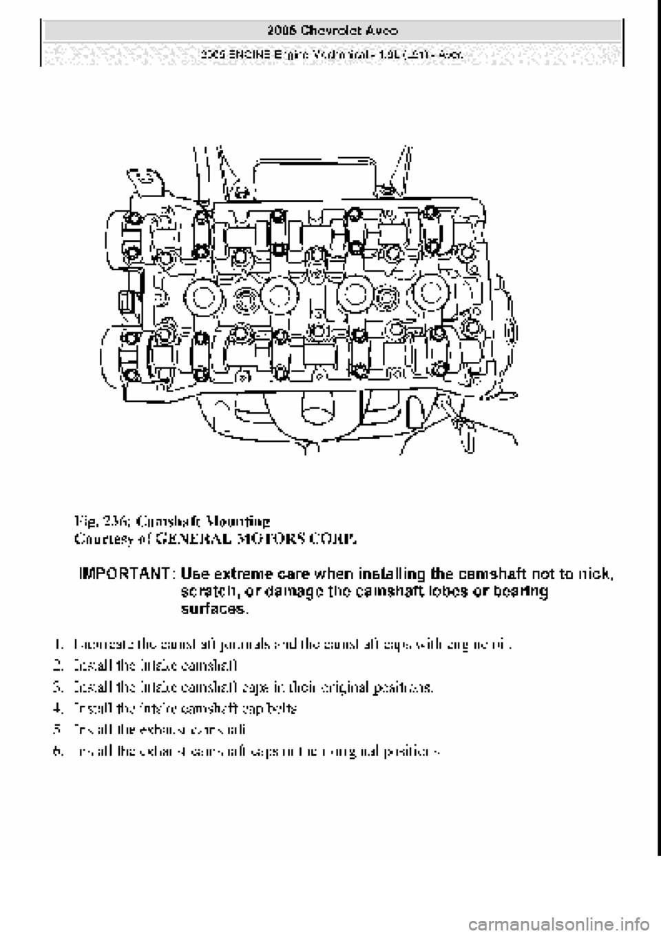 CHEVROLET AVEO 2002 Service Repair Manual CHEVROLET AVEO 2002 Service Repair Manual
