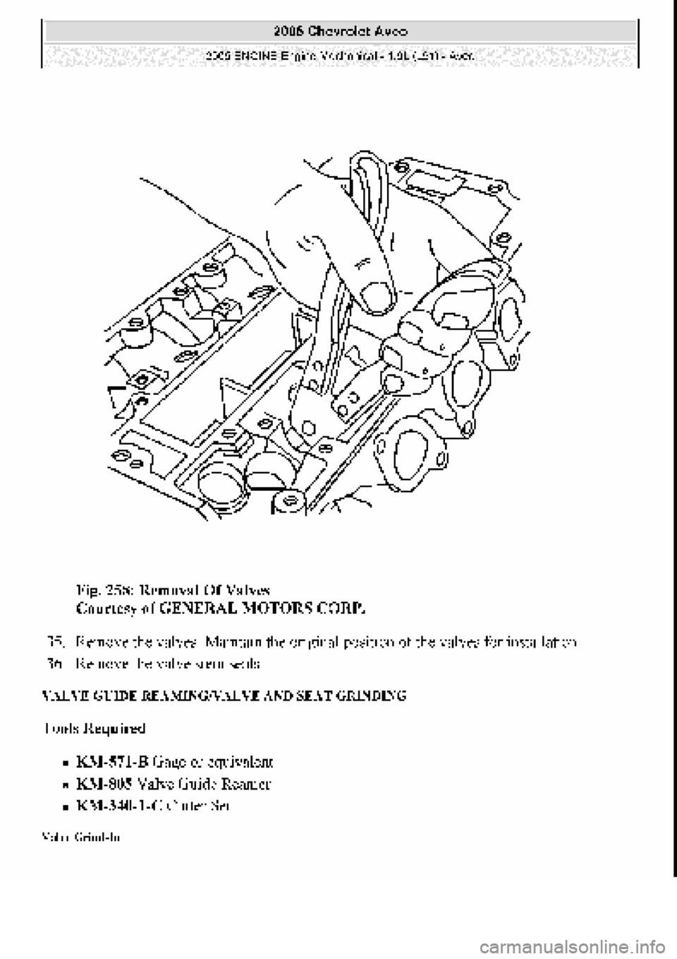 CHEVROLET AVEO 2002 Service Repair Manual CHEVROLET AVEO 2002 Service Repair Manual
