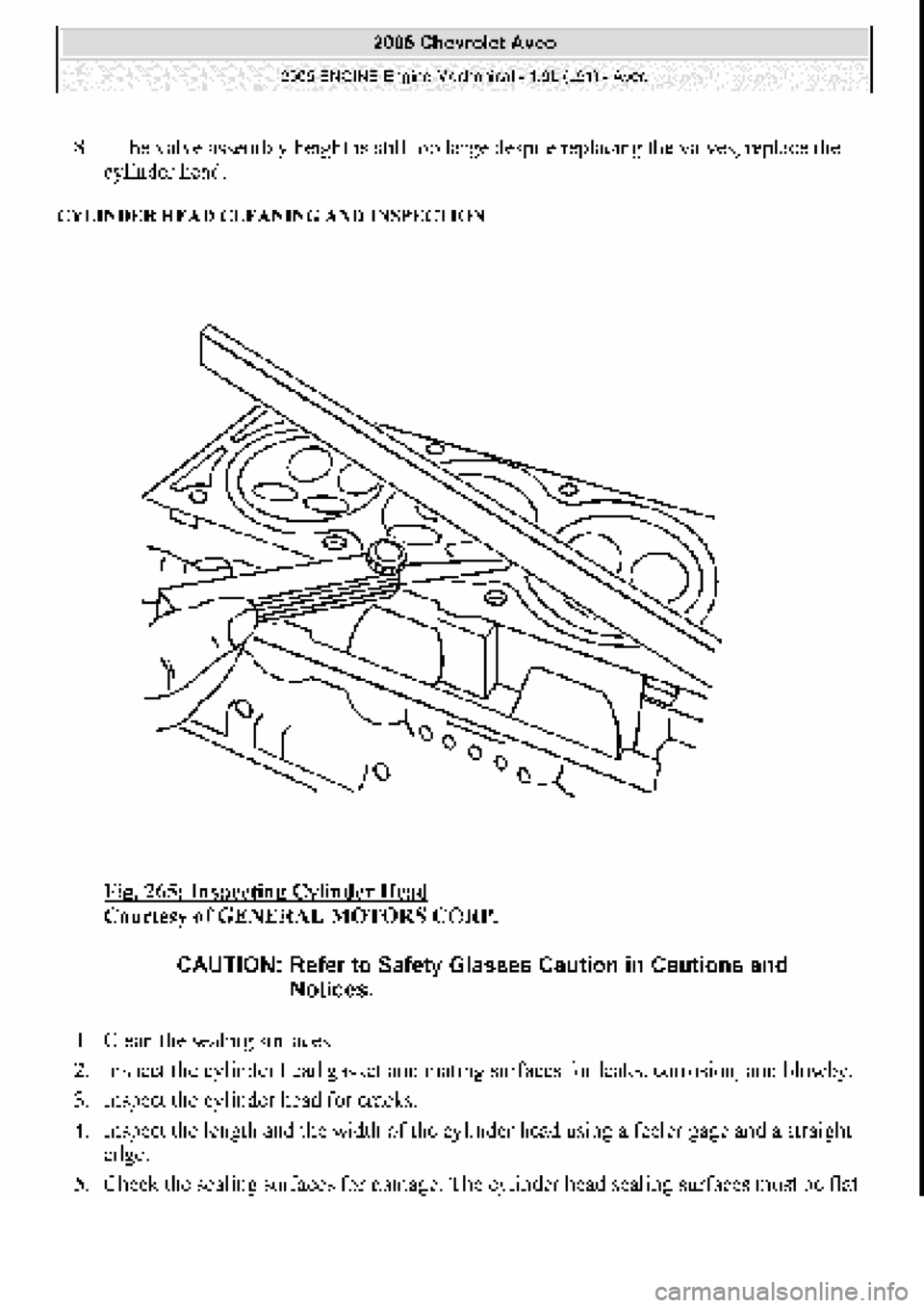 CHEVROLET AVEO 2002 Service Repair Manual CHEVROLET AVEO 2002 Service Repair Manual