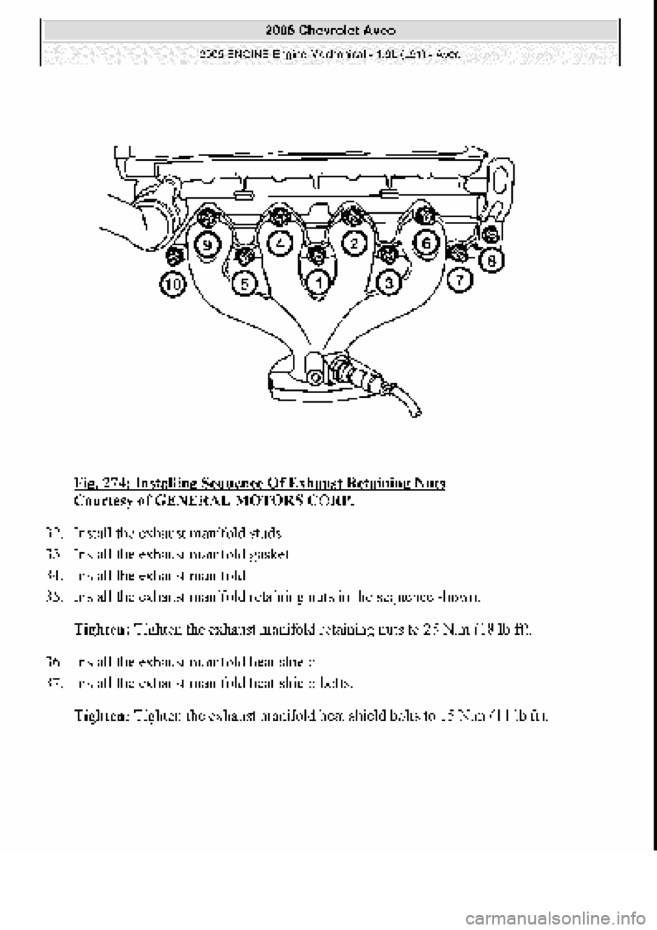 CHEVROLET AVEO 2002 Service Repair Manual CHEVROLET AVEO 2002 Service Repair Manual