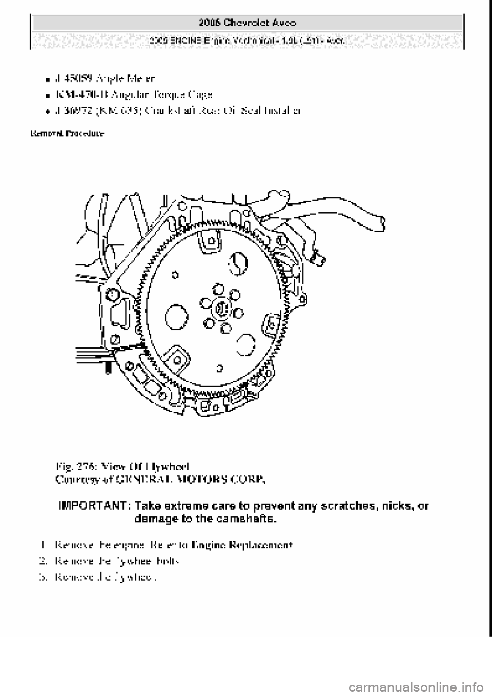 CHEVROLET AVEO 2002 Service Repair Manual CHEVROLET AVEO 2002 Service Repair Manual
