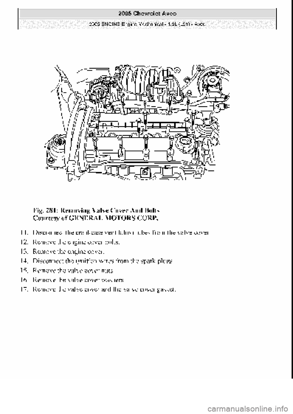 CHEVROLET AVEO 2002 Service Repair Manual CHEVROLET AVEO 2002 Service Repair Manual