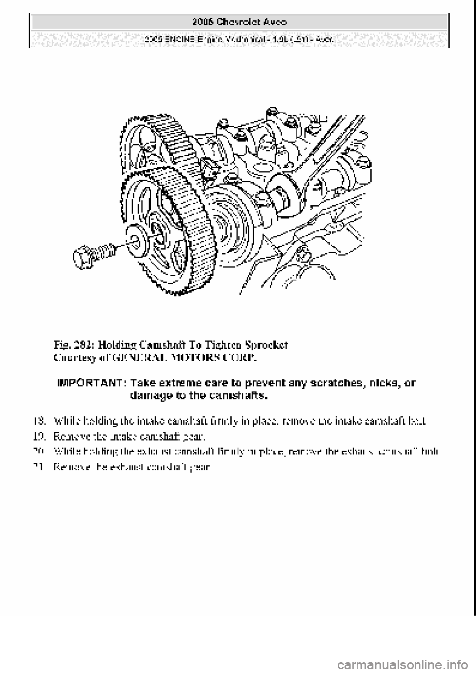 CHEVROLET AVEO 2002 Service Repair Manual CHEVROLET AVEO 2002 Service Repair Manual
