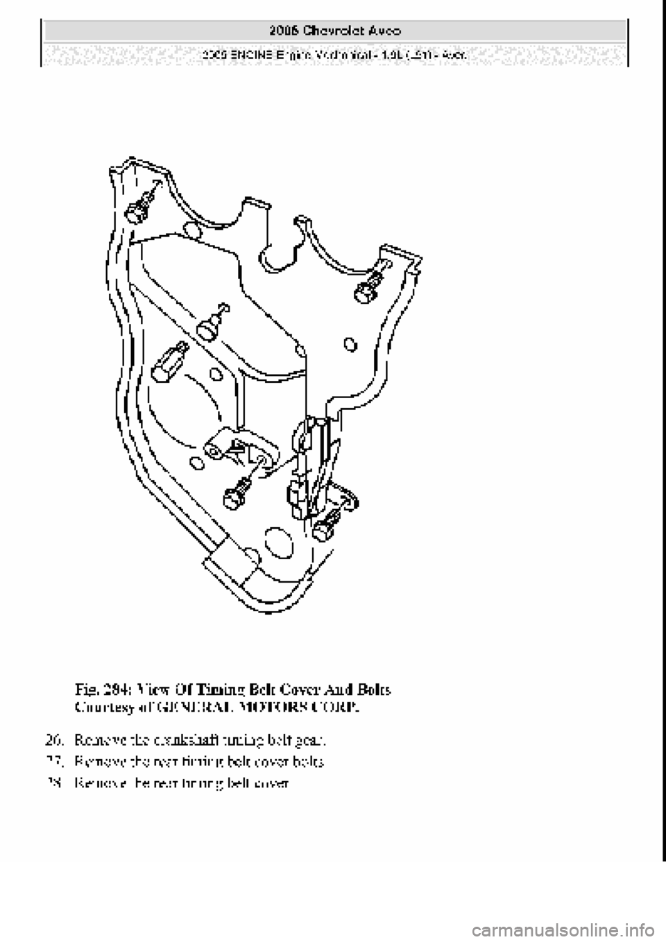 CHEVROLET AVEO 2002 Service Repair Manual CHEVROLET AVEO 2002 Service Repair Manual