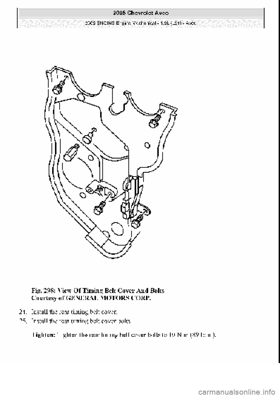CHEVROLET AVEO 2002 Service Repair Manual CHEVROLET AVEO 2002 Service Repair Manual