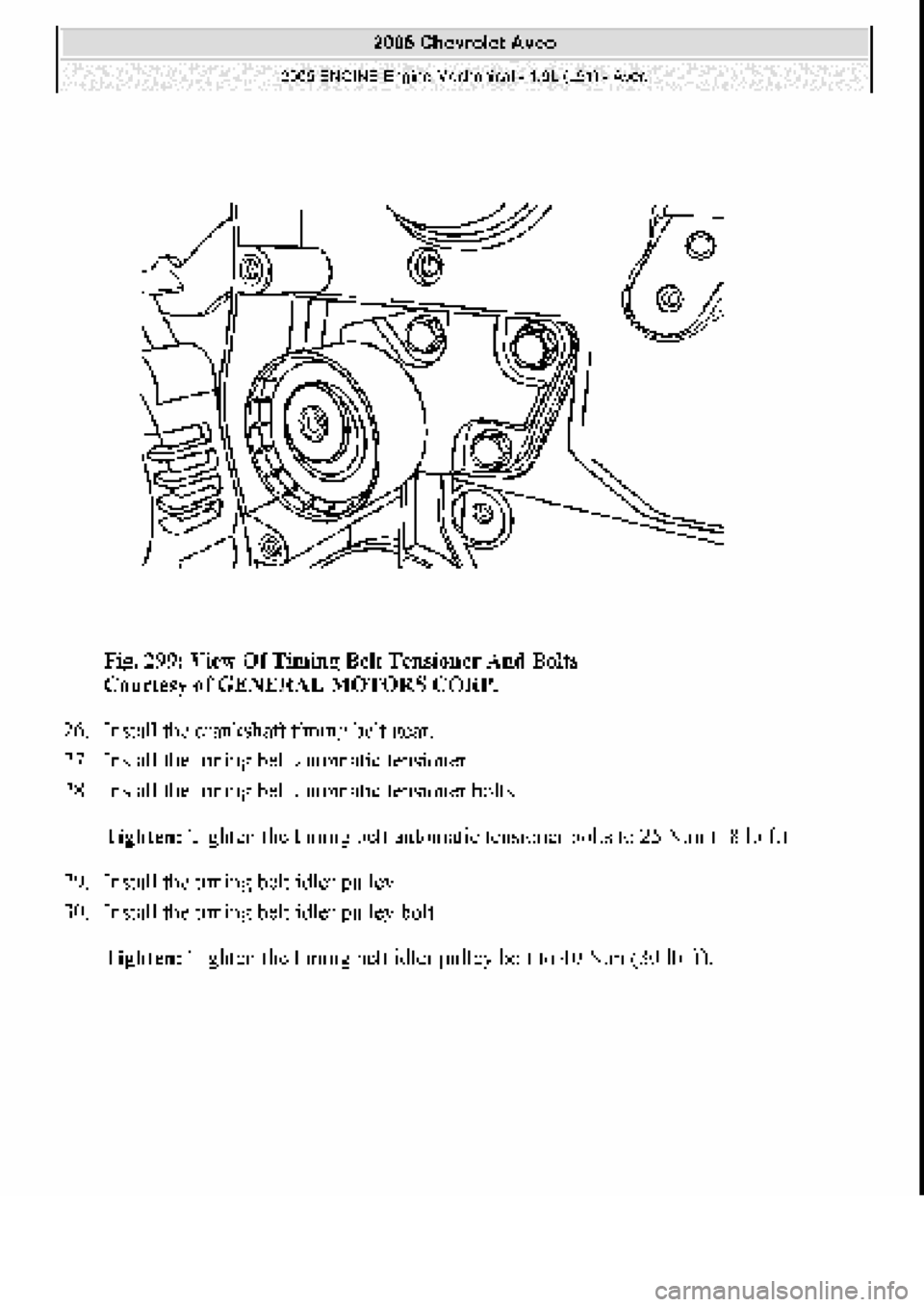 CHEVROLET AVEO 2002 Service Repair Manual CHEVROLET AVEO 2002 Service Repair Manual