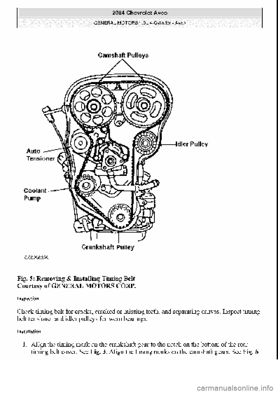 CHEVROLET AVEO 2002 Service Repair Manual CHEVROLET AVEO 2002 Service Repair Manual