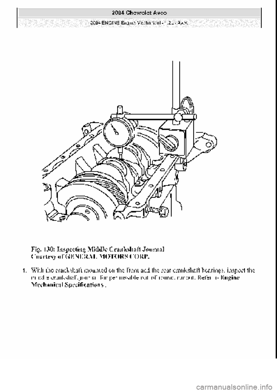 CHEVROLET AVEO 2002 Service Repair Manual CHEVROLET AVEO 2002 Service Repair Manual