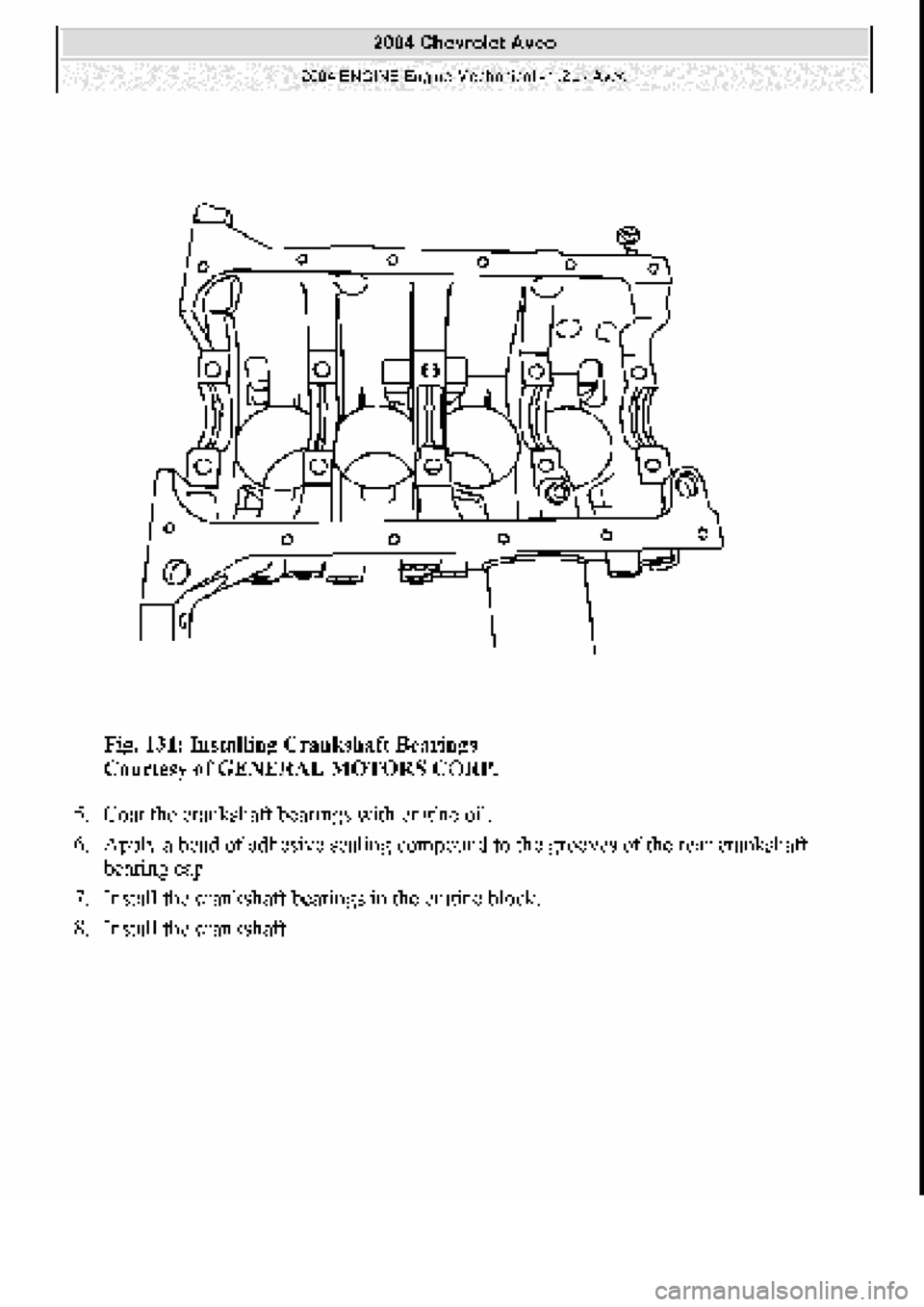 CHEVROLET AVEO 2002 Service Repair Manual CHEVROLET AVEO 2002 Service Repair Manual