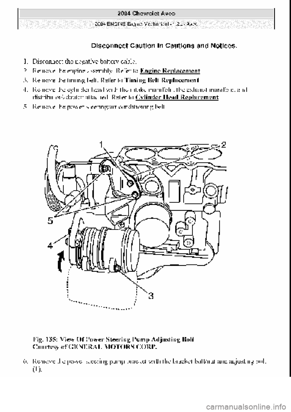 CHEVROLET AVEO 2002 Service Repair Manual CHEVROLET AVEO 2002 Service Repair Manual