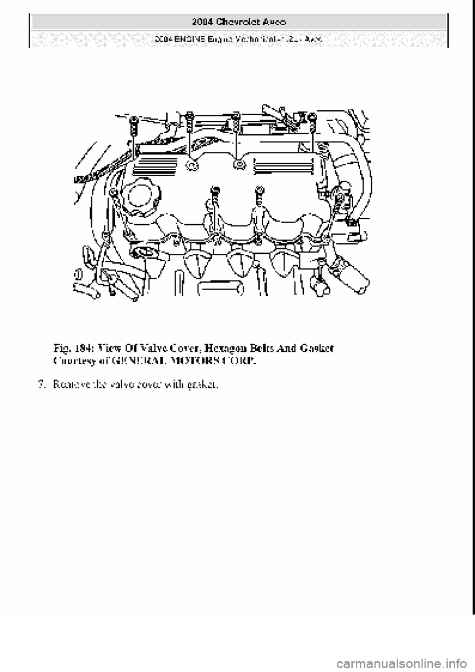 CHEVROLET AVEO 2002 Service Repair Manual CHEVROLET AVEO 2002 Service Repair Manual