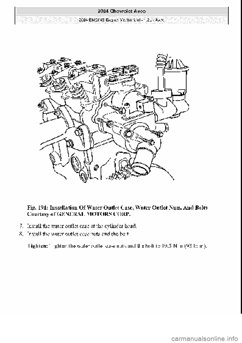 CHEVROLET AVEO 2002 Service Repair Manual CHEVROLET AVEO 2002 Service Repair Manual