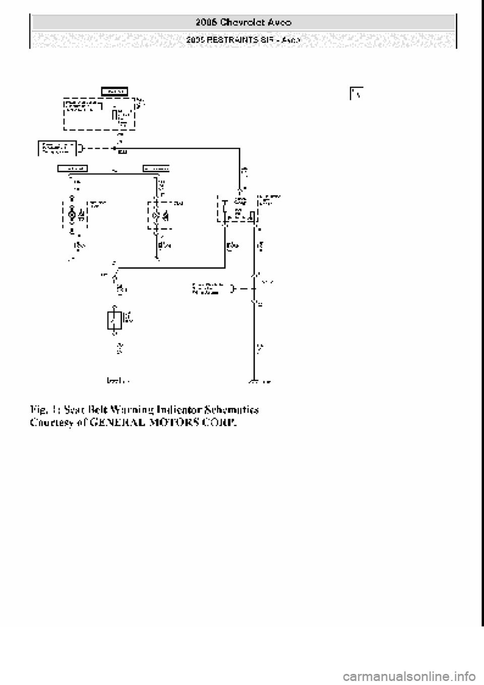 CHEVROLET AVEO 2002  Service Repair Manual 