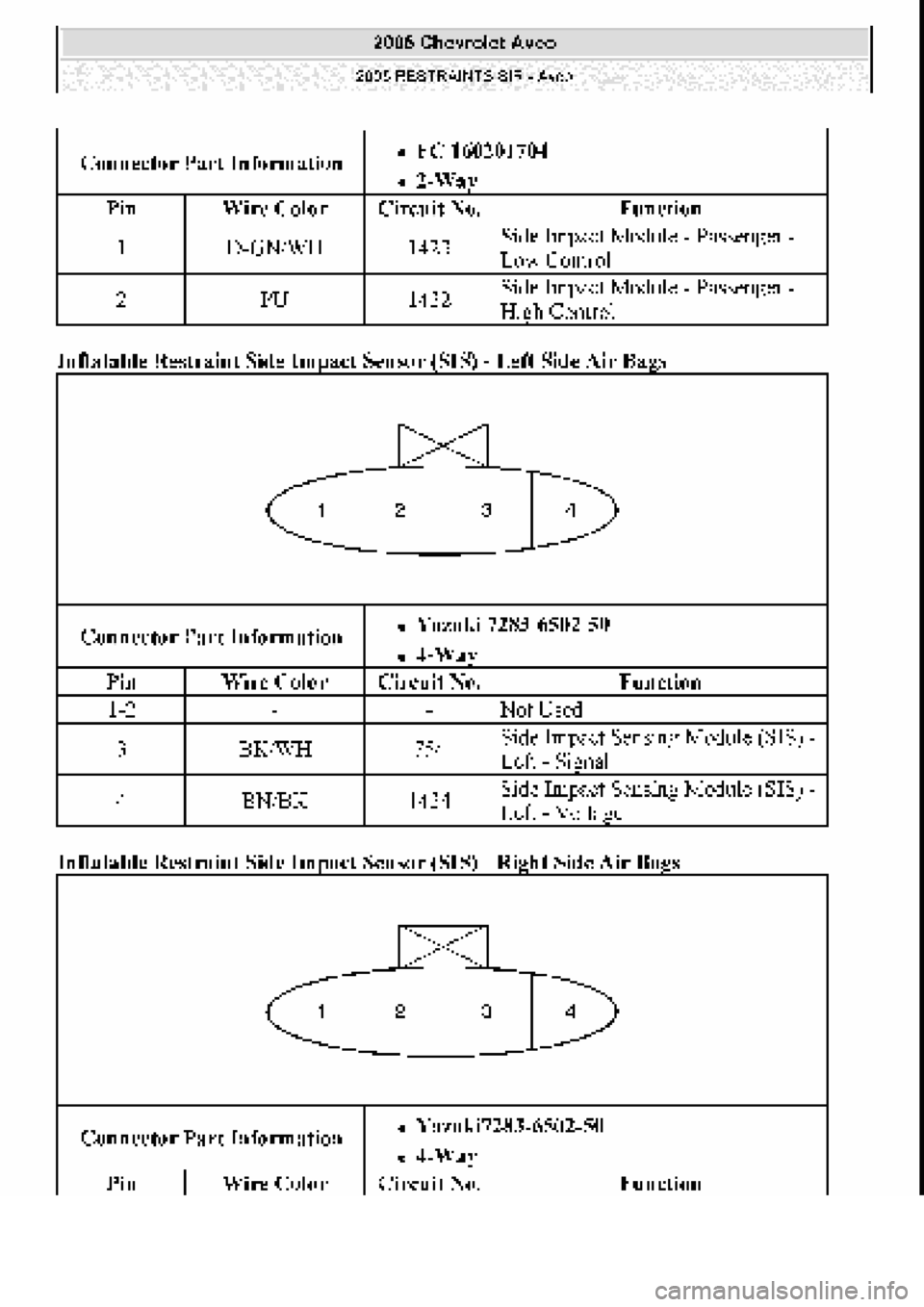 CHEVROLET AVEO 2002  Service Repair Manual 