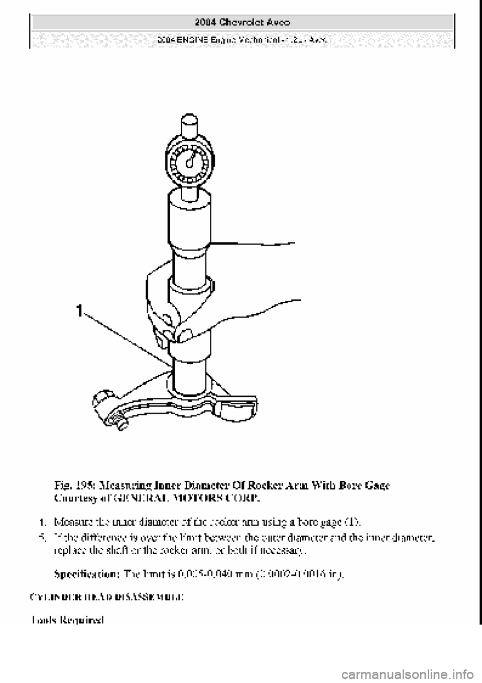 CHEVROLET AVEO 2002 Service Repair Manual CHEVROLET AVEO 2002 Service Repair Manual