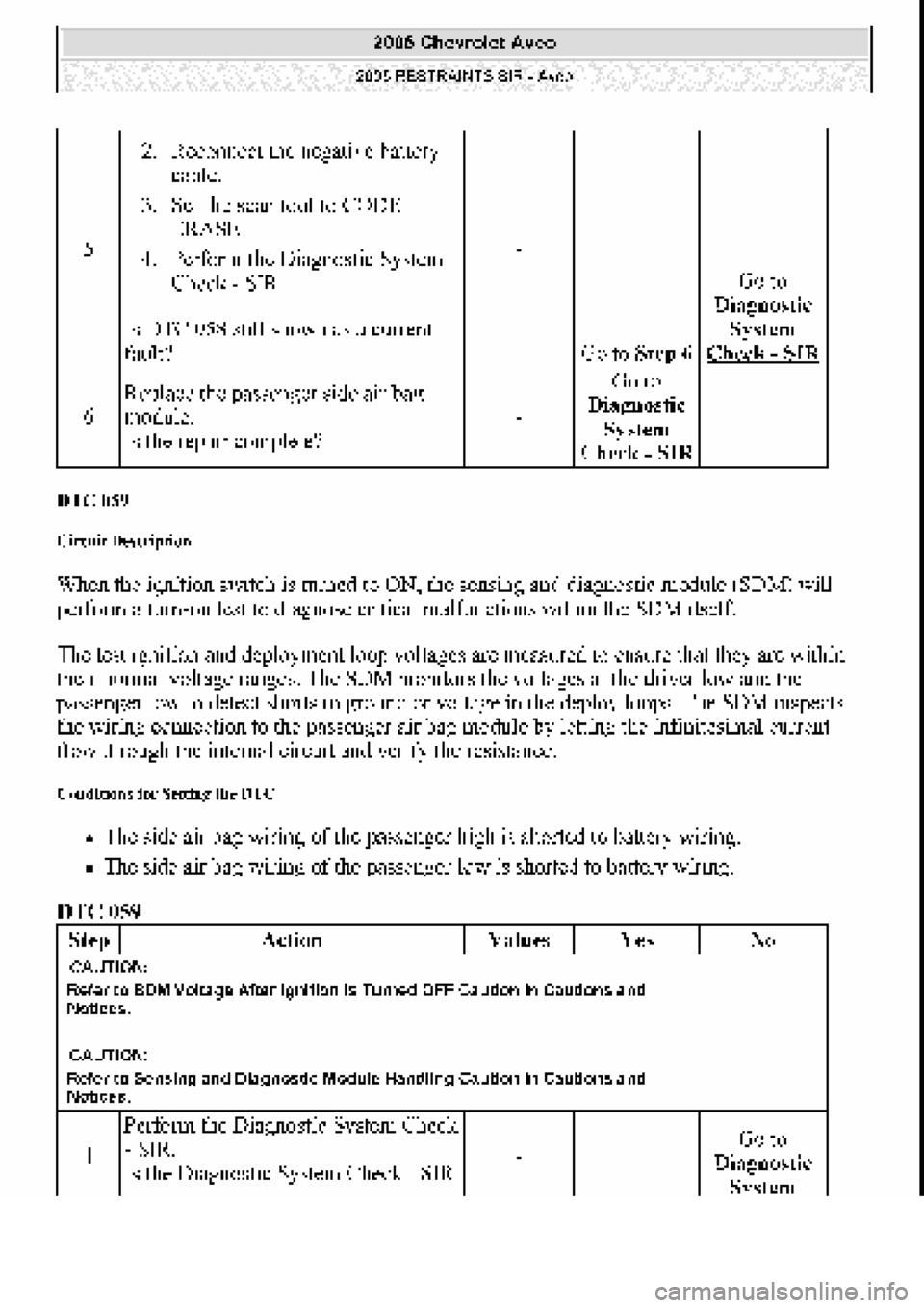 CHEVROLET AVEO 2002 Service Repair Manual CHEVROLET AVEO 2002 Service Repair Manual