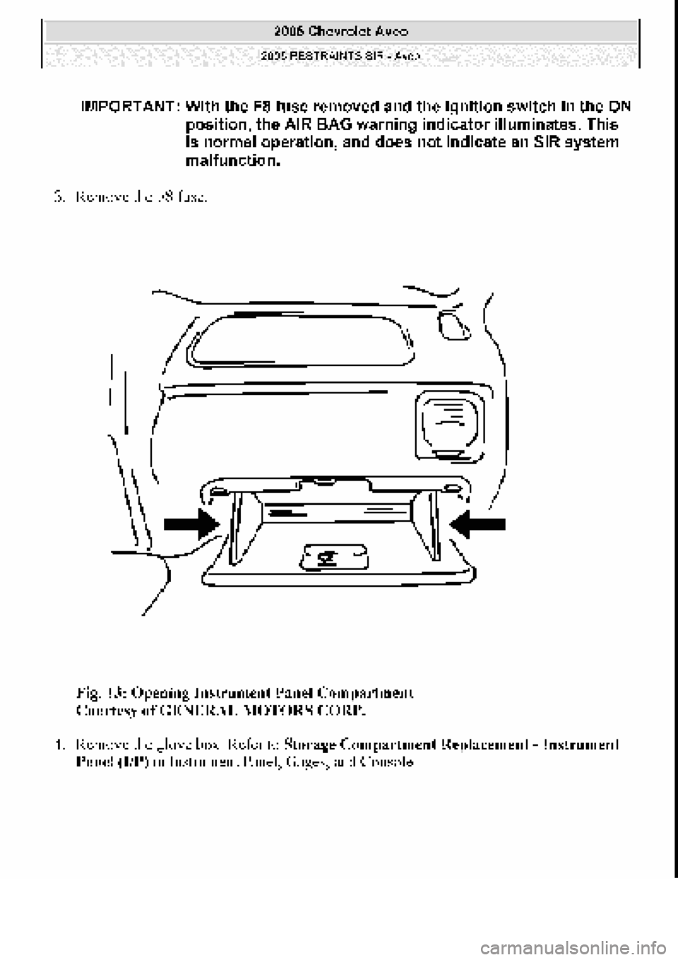 CHEVROLET AVEO 2002 Service Repair Manual CHEVROLET AVEO 2002 Service Repair Manual