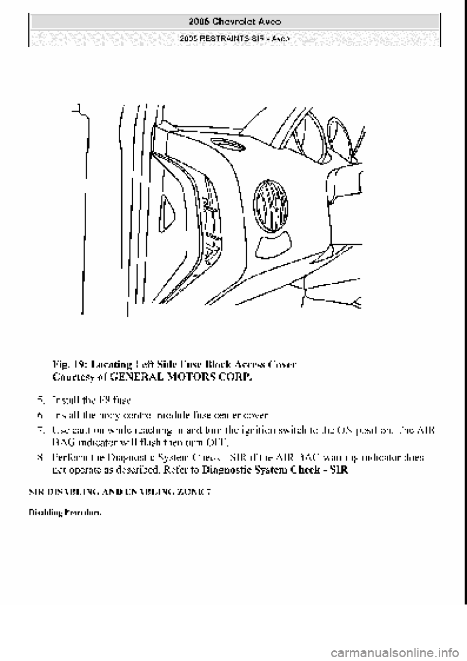 CHEVROLET AVEO 2002 Service Repair Manual CHEVROLET AVEO 2002 Service Repair Manual