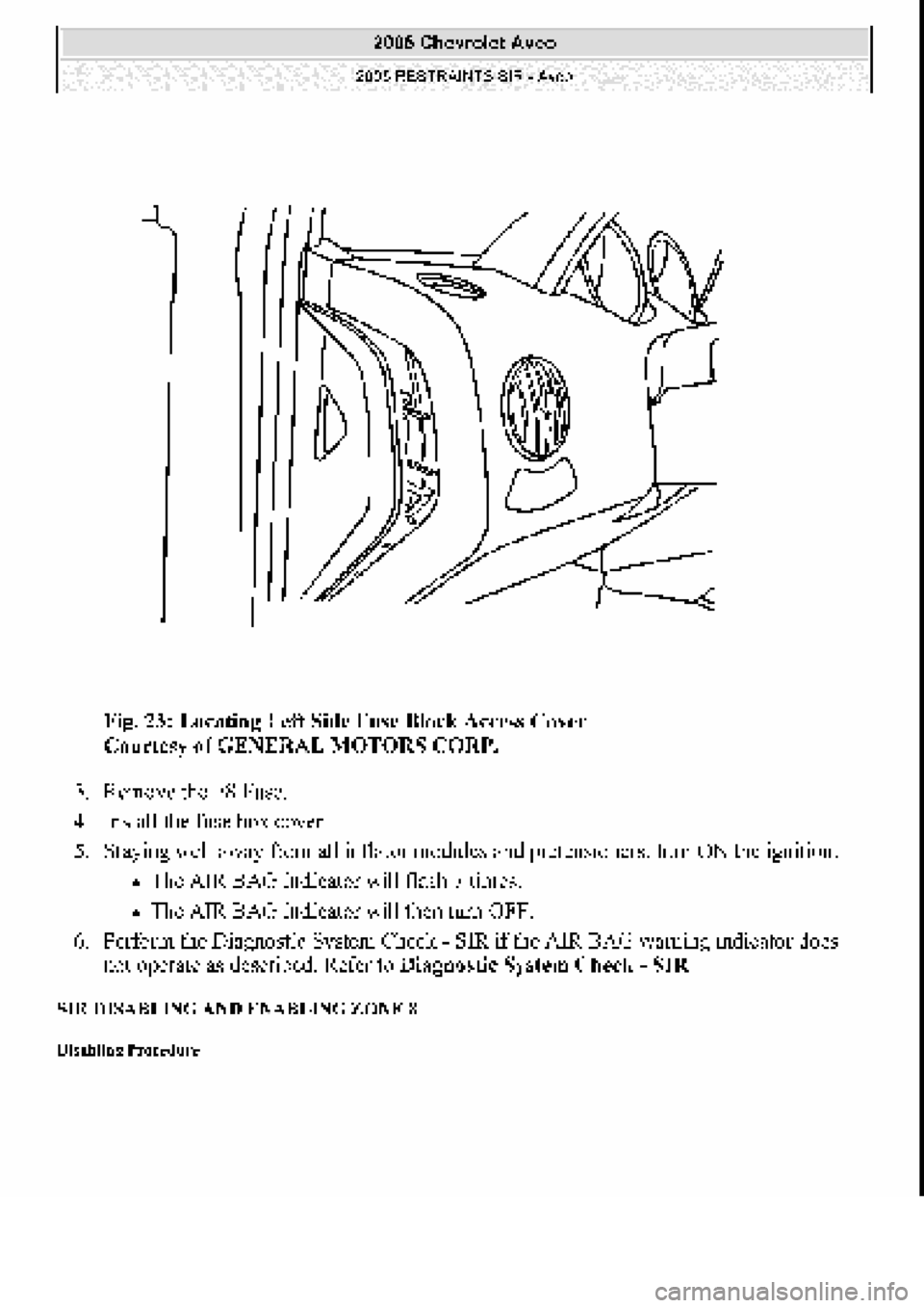 CHEVROLET AVEO 2002 Service Repair Manual CHEVROLET AVEO 2002 Service Repair Manual