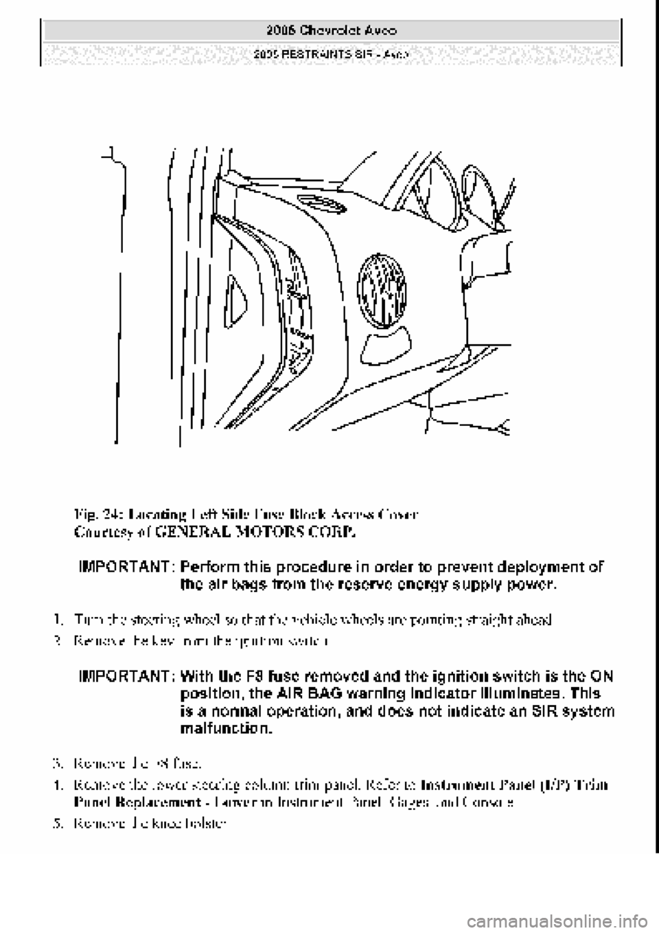 CHEVROLET AVEO 2002 Service Repair Manual CHEVROLET AVEO 2002 Service Repair Manual