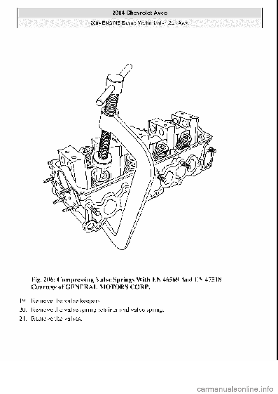 CHEVROLET AVEO 2002 Service Repair Manual CHEVROLET AVEO 2002 Service Repair Manual