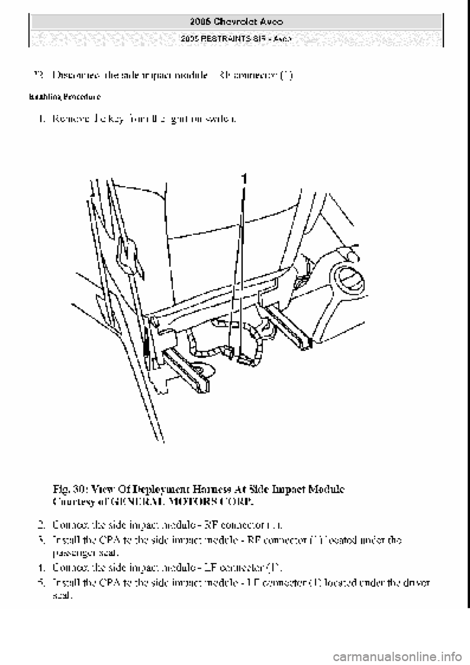 CHEVROLET AVEO 2002 Service Repair Manual CHEVROLET AVEO 2002 Service Repair Manual