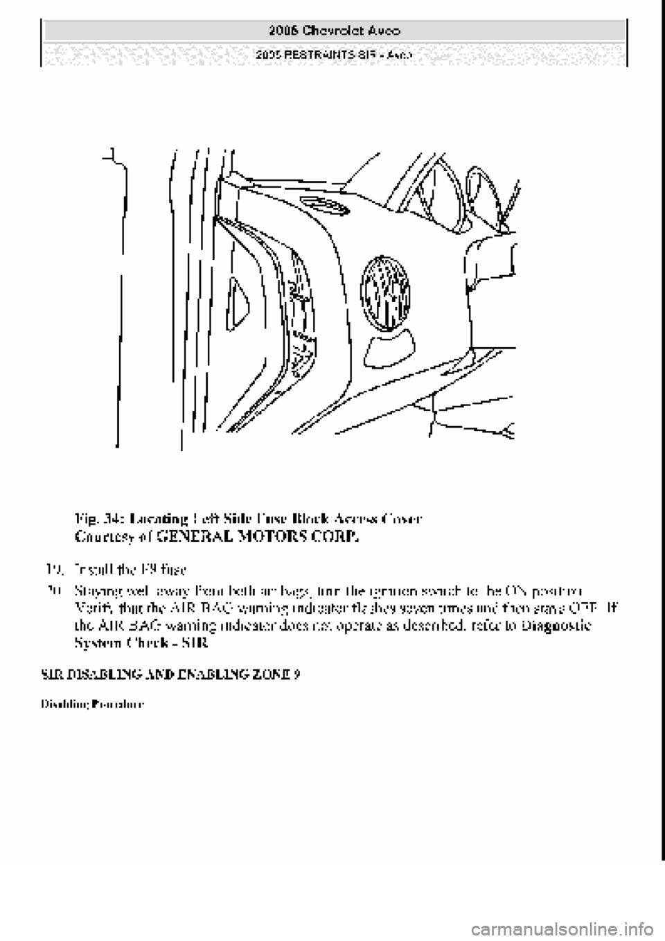 CHEVROLET AVEO 2002 Service Repair Manual CHEVROLET AVEO 2002 Service Repair Manual