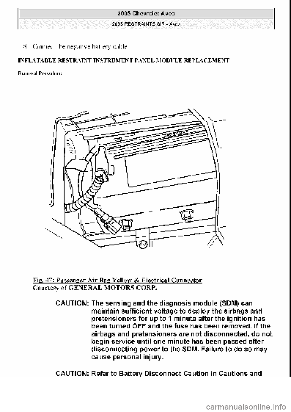 CHEVROLET AVEO 2002 Service Repair Manual CHEVROLET AVEO 2002 Service Repair Manual