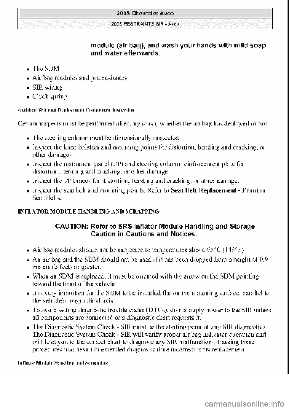 CHEVROLET AVEO 2002 Service Repair Manual CHEVROLET AVEO 2002 Service Repair Manual