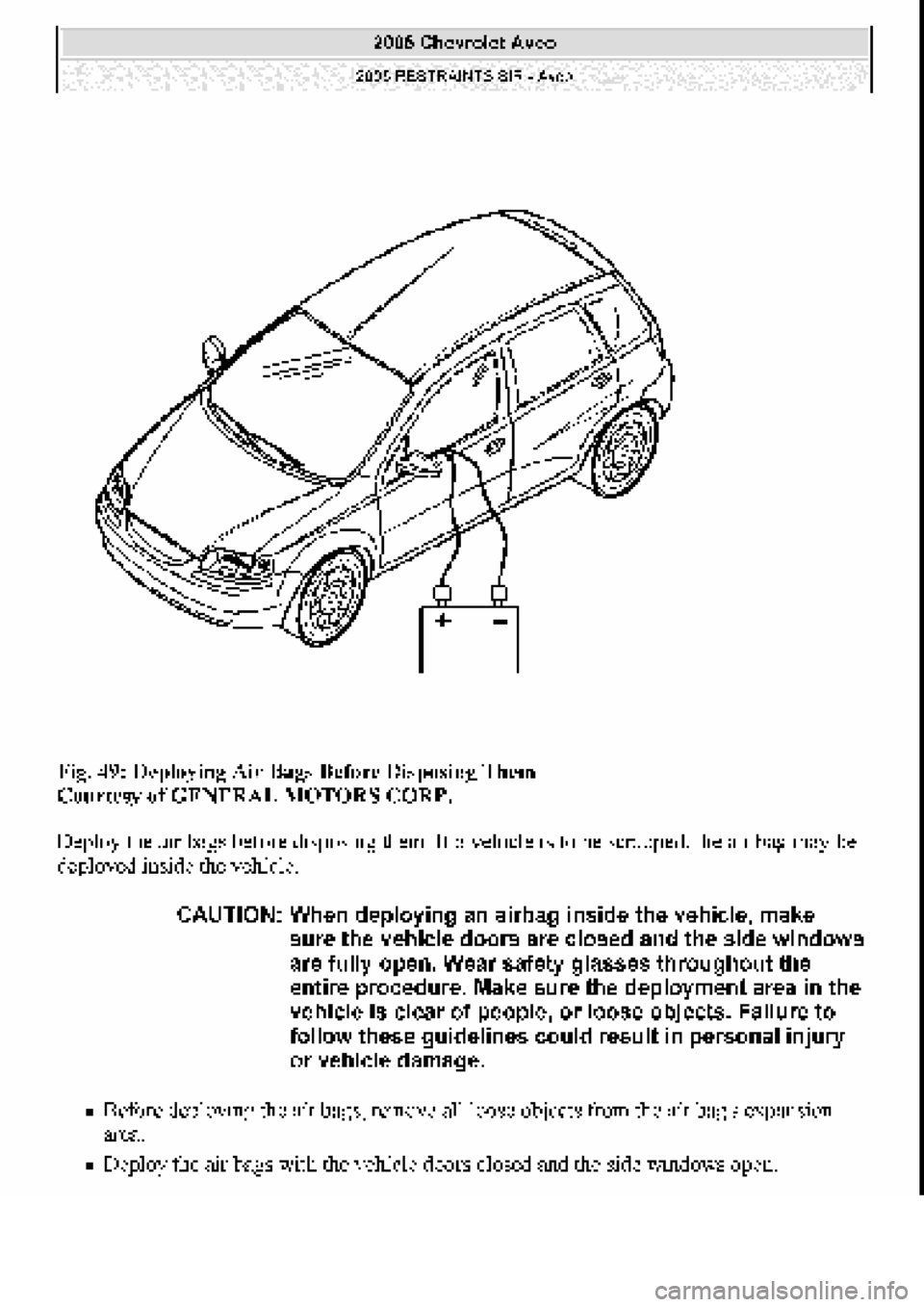 CHEVROLET AVEO 2002 Service Repair Manual CHEVROLET AVEO 2002 Service Repair Manual