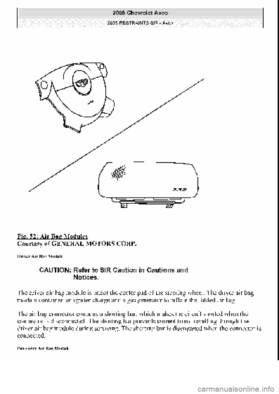 CHEVROLET AVEO 2002 Service Repair Manual CHEVROLET AVEO 2002 Service Repair Manual