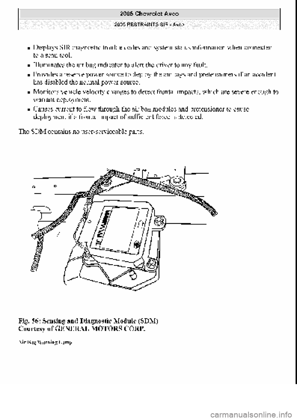 CHEVROLET AVEO 2002 Service Repair Manual CHEVROLET AVEO 2002 Service Repair Manual