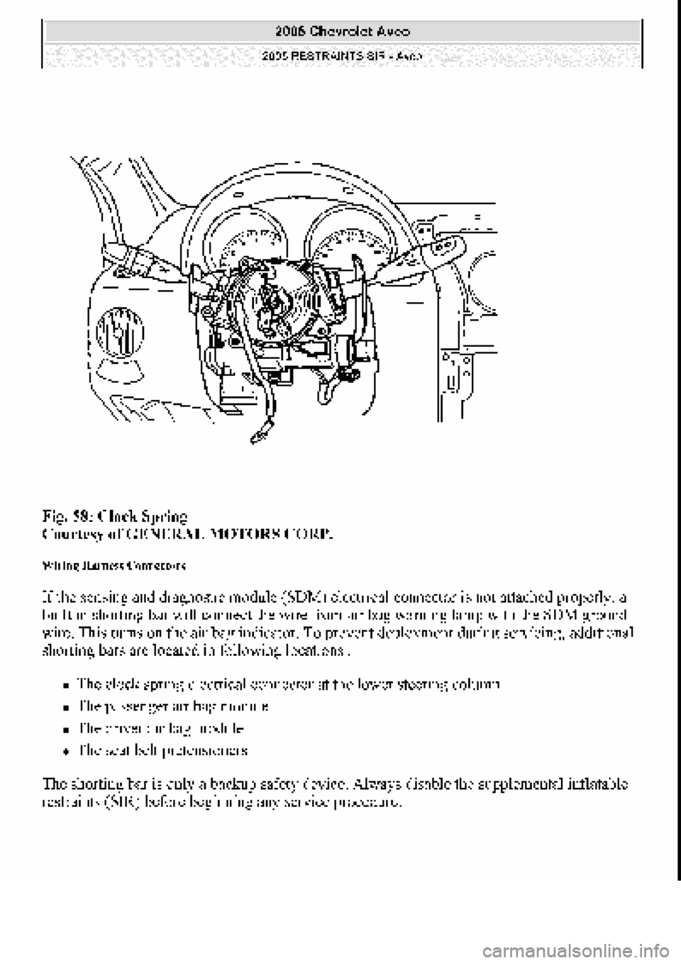 CHEVROLET AVEO 2002 Service Repair Manual CHEVROLET AVEO 2002 Service Repair Manual