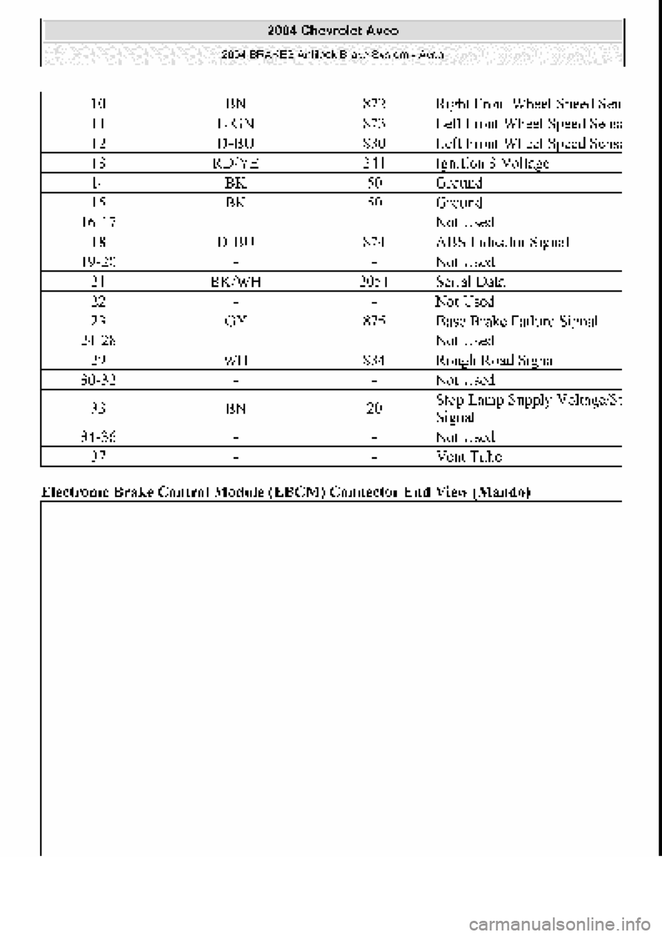 CHEVROLET AVEO 2002 Service Repair Manual CHEVROLET AVEO 2002 Service Repair Manual