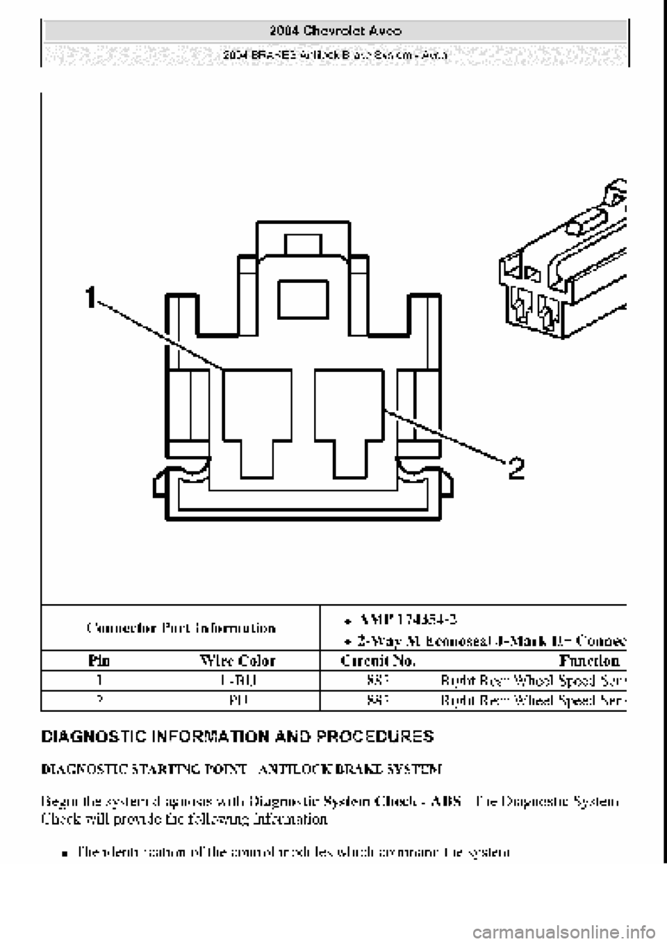 CHEVROLET AVEO 2002 Service Repair Manual CHEVROLET AVEO 2002 Service Repair Manual