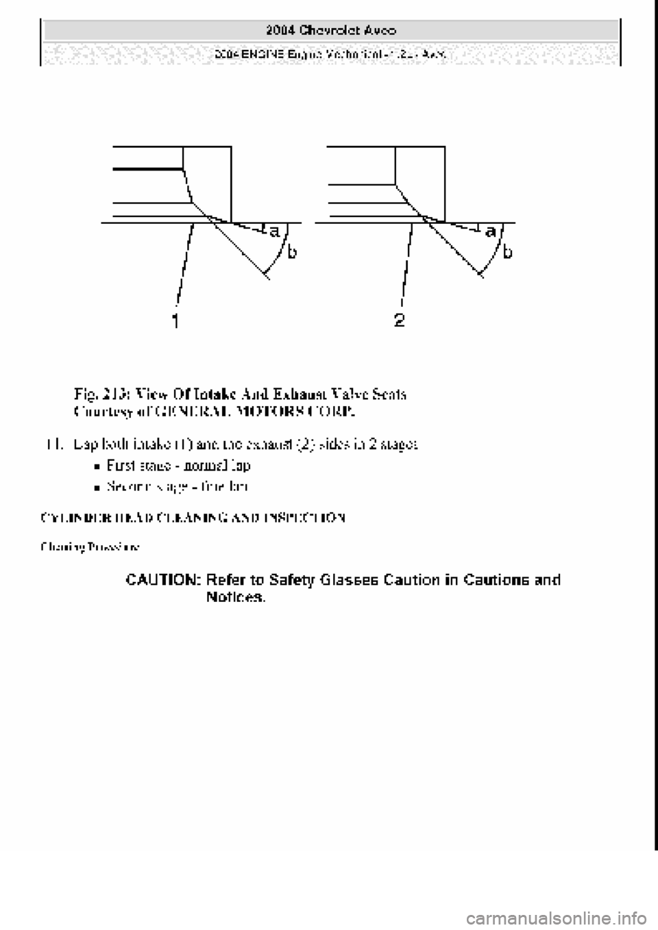 CHEVROLET AVEO 2002 Service Repair Manual CHEVROLET AVEO 2002 Service Repair Manual