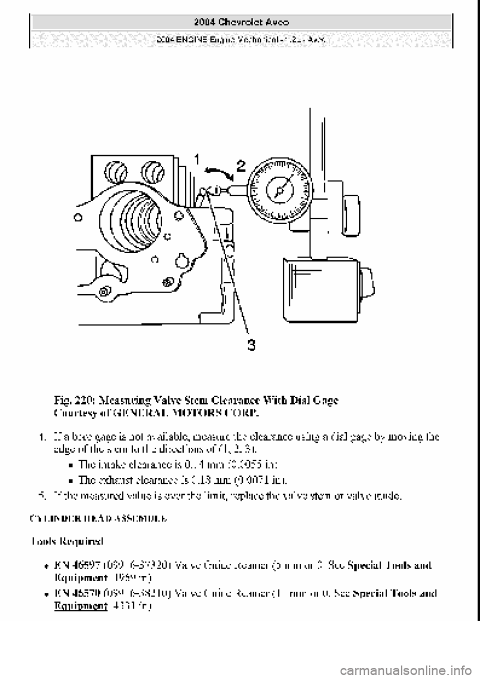 CHEVROLET AVEO 2002 Service Repair Manual CHEVROLET AVEO 2002 Service Repair Manual
