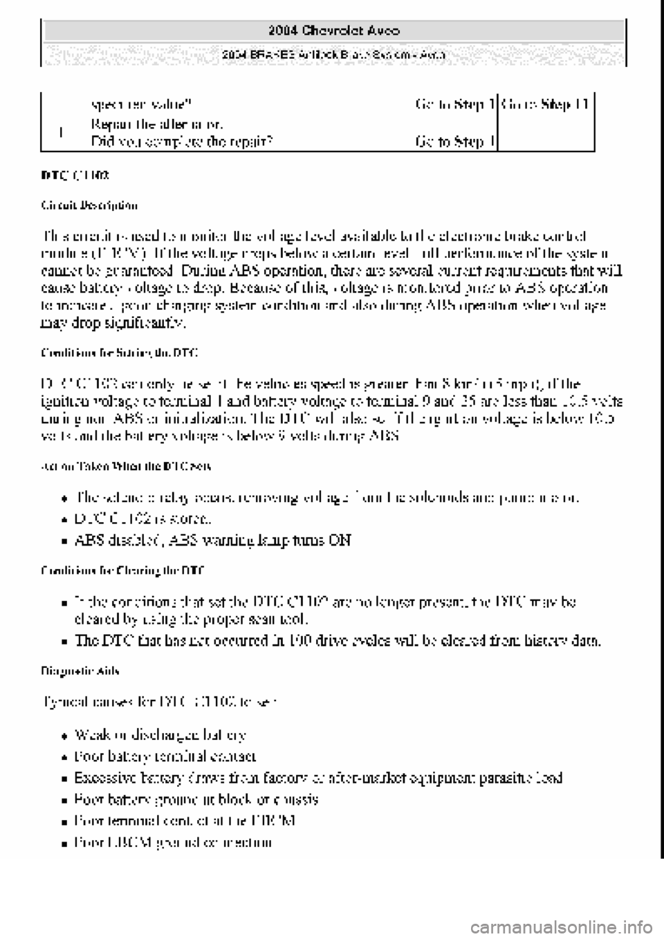 CHEVROLET AVEO 2002 Service Repair Manual CHEVROLET AVEO 2002 Service Repair Manual