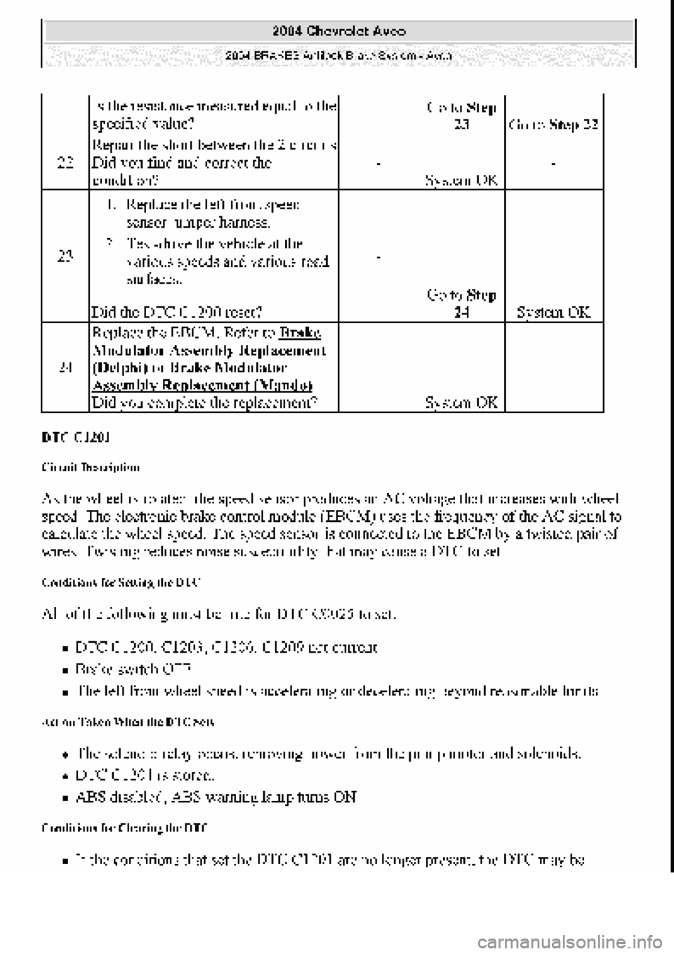 CHEVROLET AVEO 2002 Service Repair Manual CHEVROLET AVEO 2002 Service Repair Manual