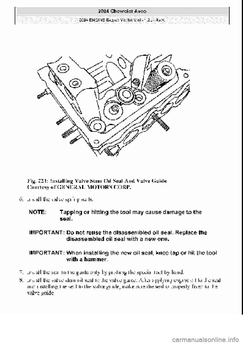 CHEVROLET AVEO 2002 Service Repair Manual CHEVROLET AVEO 2002 Service Repair Manual